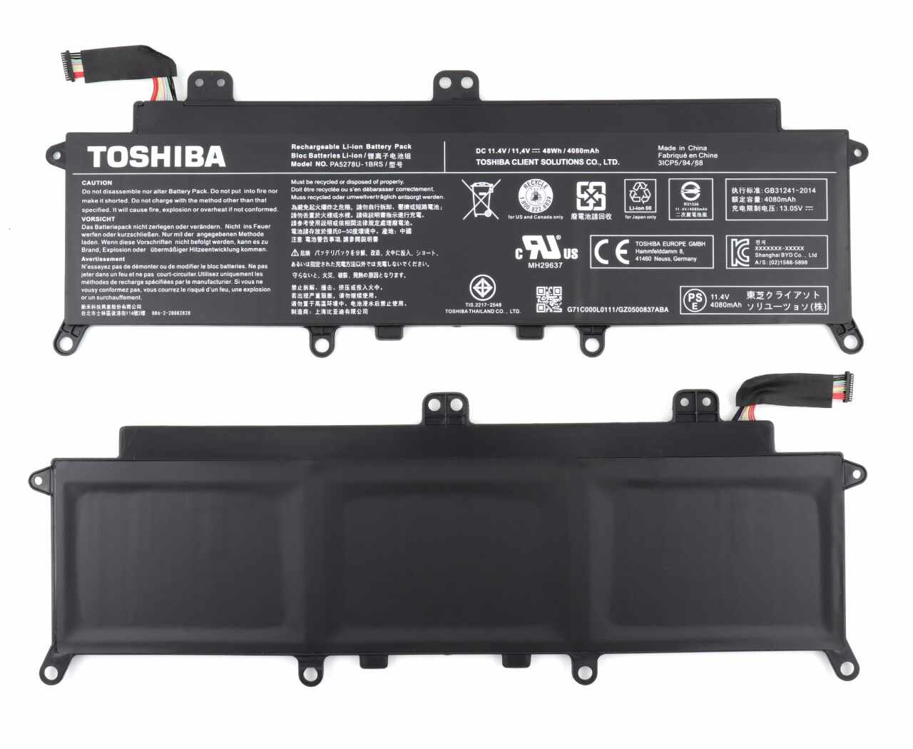 Baterie Toshiba 3ICP5/94/68 Oem 48Wh