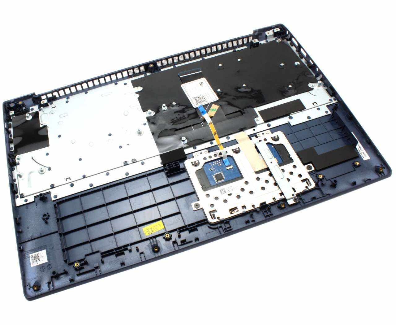 Tastatura Lenovo 5CB0R07316 Neagra cu Palmrest Albastru si TouchPad